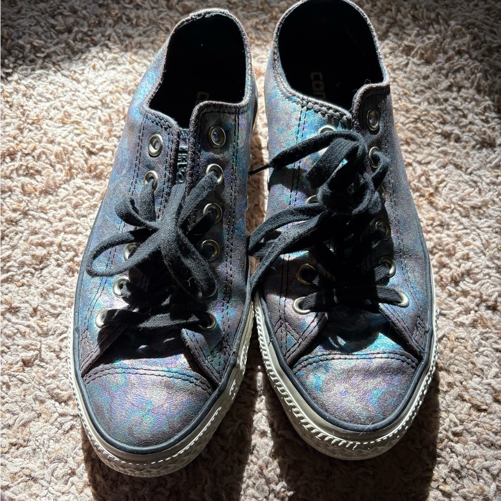 Converse Black Oil Slick Sneakers